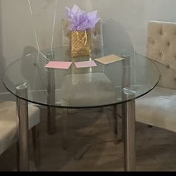 Glass dining Set