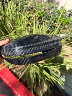 Real Carbon Fiber Side Mirror Cover Cap FIt For 17-23 BMW G11 G20 G22 G30 G39 LOOK AT DESCRIPTION