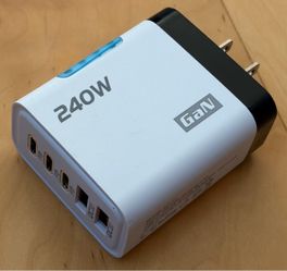 New 240W GaN USB-C and USB-A charger