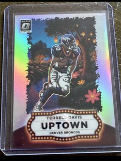 2025 Panini Donruss Optic Uptown Prizm #19 Terrell Davis Denver Broncos 🔥