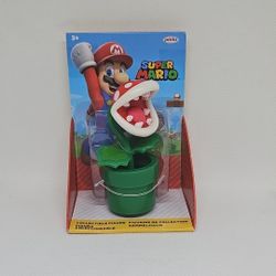 Piranha Plant Collectible Figure Super Mario 2.5" Nintendo Jakks - New