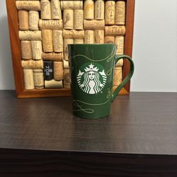 Starbucks 2020 Christmas Holiday Mug. Green. Collectors Piece Never Used.