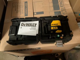 DEWALT  Cross Line Laser - NEW - $75
