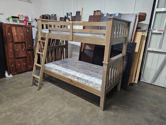 Twin Bunk Bed And Mattress