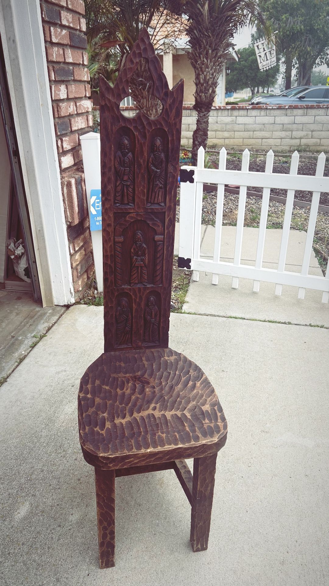 Antique Solid Wood Chair 