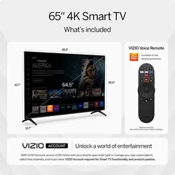 Great condition LIKE NEW!!! 65 inch 4K SMART TV VIZIO $200.00 NO LESS!!!!