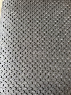 3’ x 4’ Black Rubber Utility Mat – Indoor/Outdoor