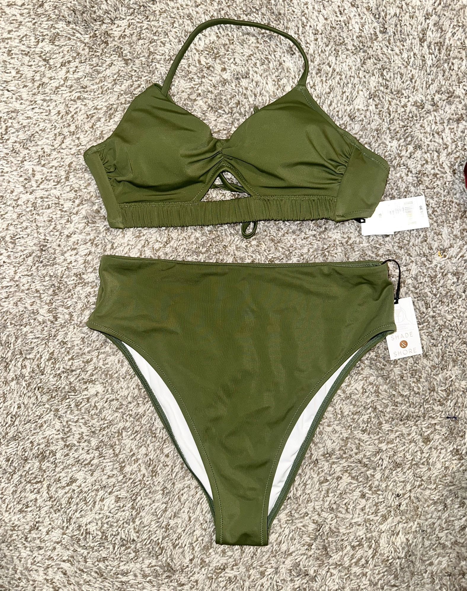 Green 2 Piece Bikini NEW