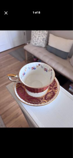 Teacup and Saucer - "Pembroke" Paragon Fine Bone China