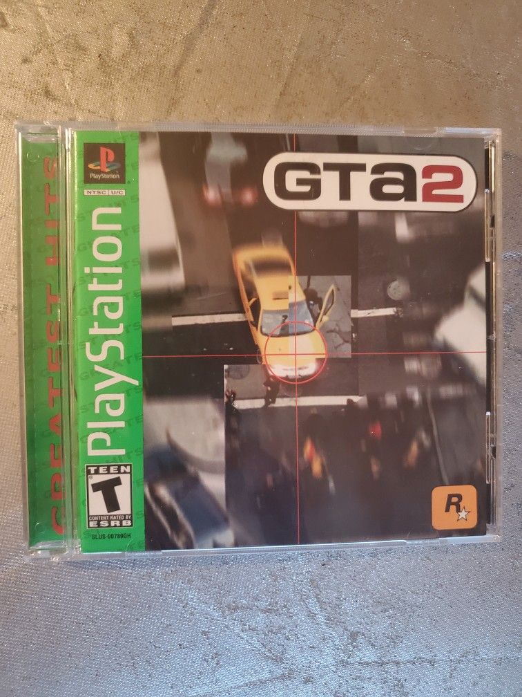 Grand Theft Auto GTA 2 PS1 PlayStation 1 Complete With Manual video game CIB