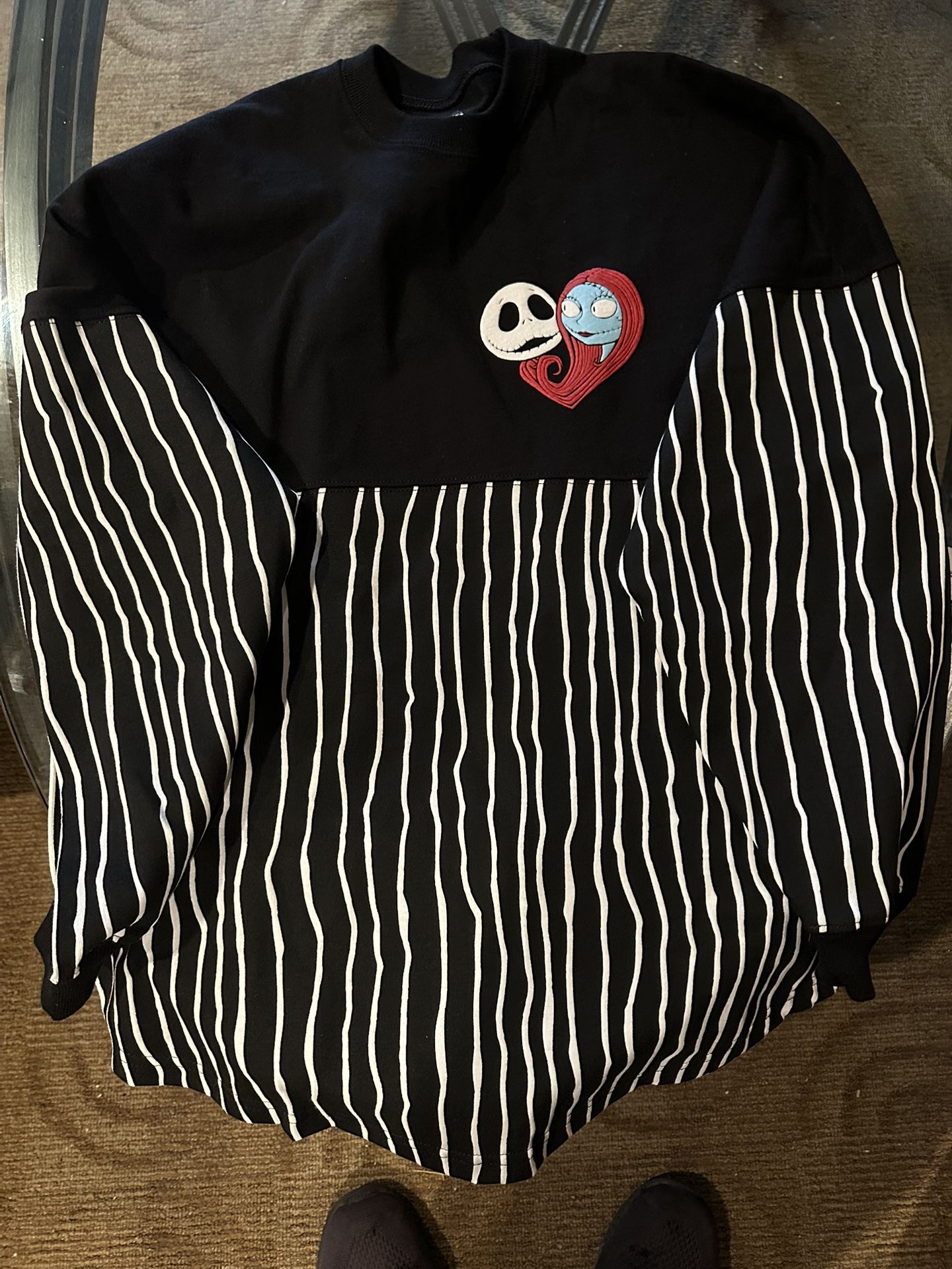 UNISEX - Disney Parks Nightmare Before Christmas Jack And Sally Spirit Jersey/Long Sleeve