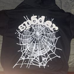 Black and White Sp5der Hoodie