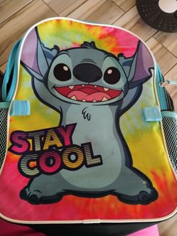 2 backpacks one of the unicorn and other of lilo