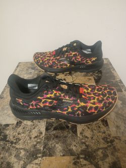 Brooks Women’s11B Launch 8.5 Leopard Print Training Running Sneakers 1203731B747