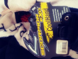 Scorpion exo coolite leather gloves sz small