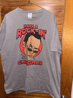 WWE The Rock Have A Rock-In Christmas XL Shirt