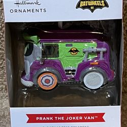 2024 Hallmark Ornament Batman Wheels DC comics Prank The Joker Van red box