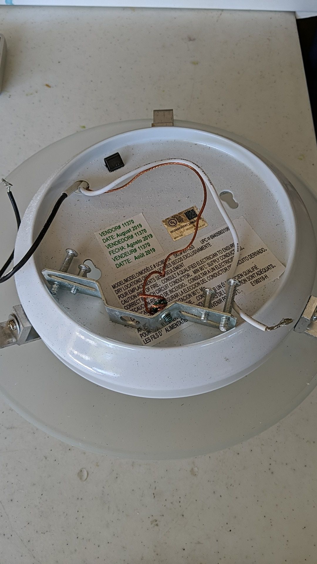 Commercial Electric 10" Flush Mount Lamp