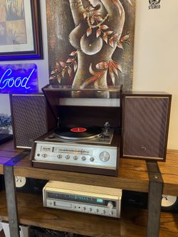 Vintage 1965 Sharp Golden Sound GS-5500 Stereo System – Bluetooth + Original Speakers | Mint Condition