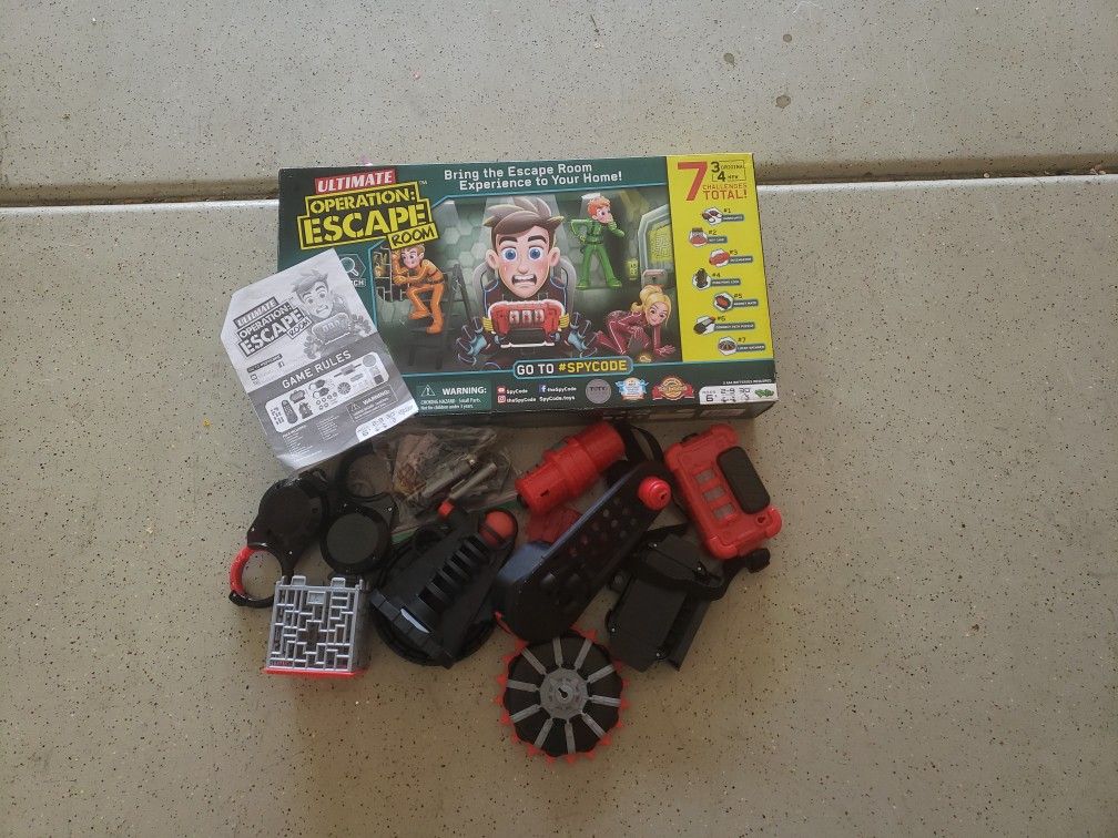 Operation Escape Room Board Game