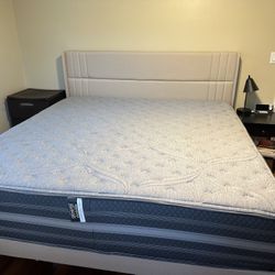 King Bed - Frame With Headboard And Mattress