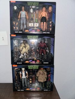 NECA teenage mutant ninja turtles 2 pack lot