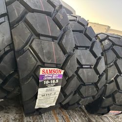 4 Bobcat tires 10-16.5 $1200