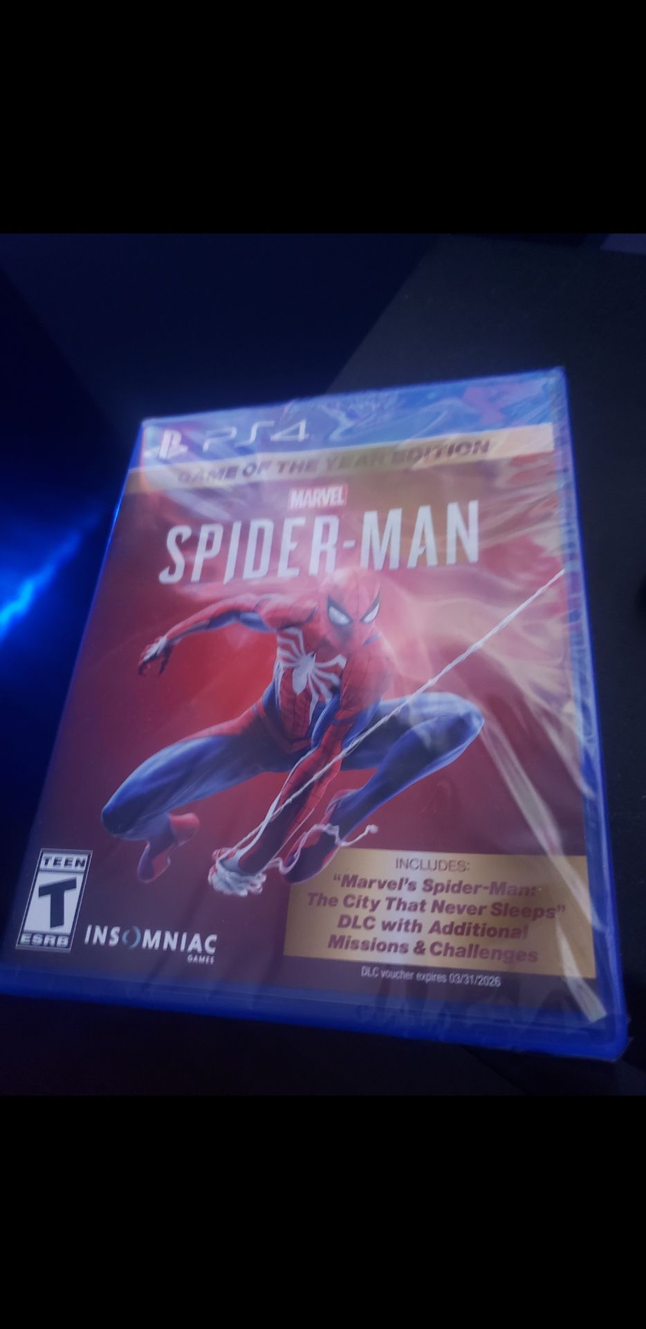Newly Sealed Ps4 Spiderman Game
