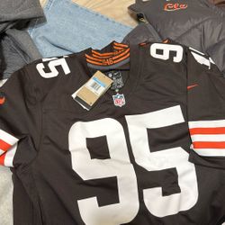 Medium Nike Browns Jersey #Garrett
