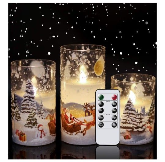 Christmas Candle Set
