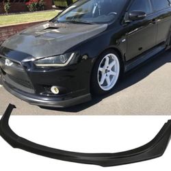 Fits 09-15 Mitsubishi Lancer GT GTS Ralliart RA Style Front Bumper Lip Spoiler