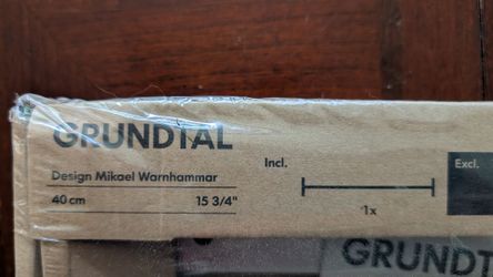 IKEA GRUNDTAL Bar Rail 40 cm / 15 3/4 inches New
