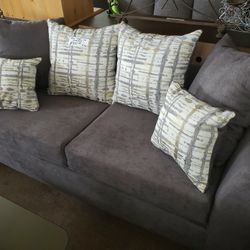 Grey SOFA AND LOVESEAT NEW