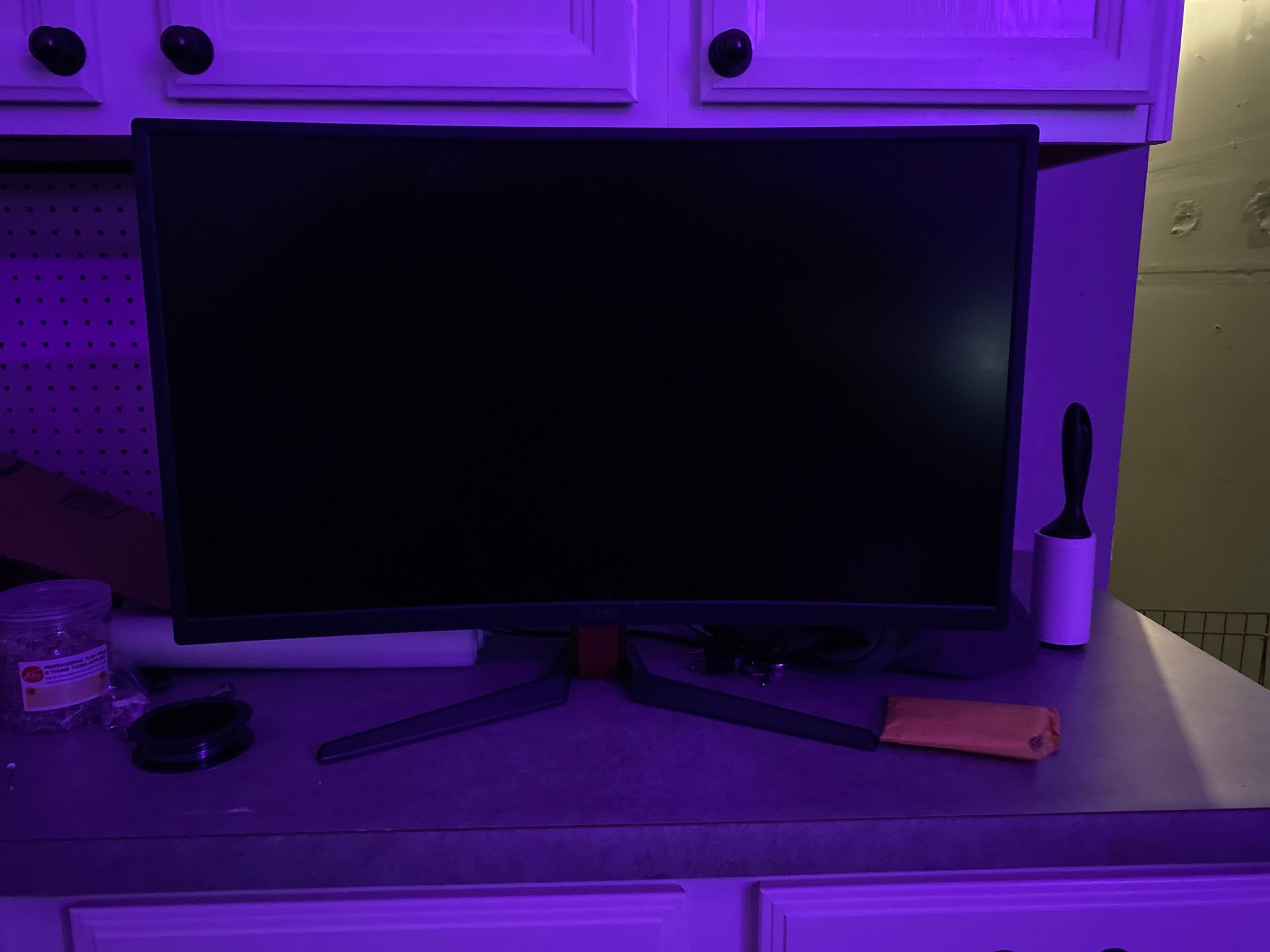 Curved 27in msi gaming monitor