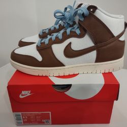 Nike Dunk Hi Retro PRM Pecan and Sail Men's 8.5 Women's 10