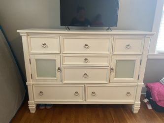 Ashley Furniture Prentice Dresser And Side Table, Perfect Condition