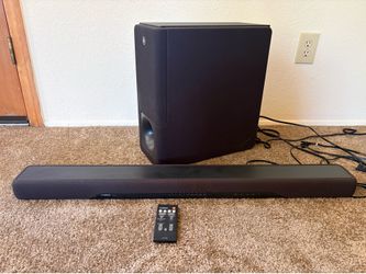 Yamaha sound bar and subwoofer YAS-207