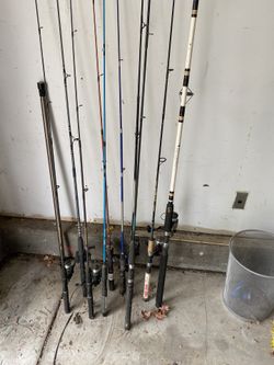 10 Poles And Reels Package   2 Of 10 No Reels 