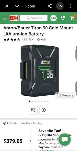 Anton/Bauer Titon 90 Gold Mount Lithium-Ion Battery