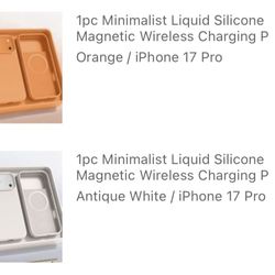 2 pc Minimalist Liquid Silicone Magnetic Wireless Charging Protective Case, Compatible With 17 Air 16 14 13 12 15 Pro Max Plus, With Velvet Camera Pro