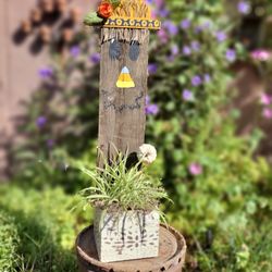 Scarecrow Planter