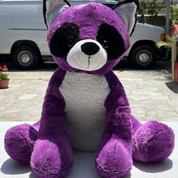 Purple Raccoon Stuffed Animal