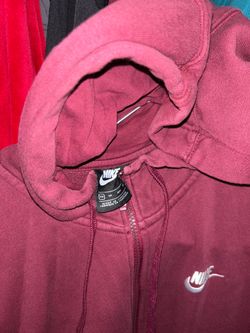 NIKE tech burgundy