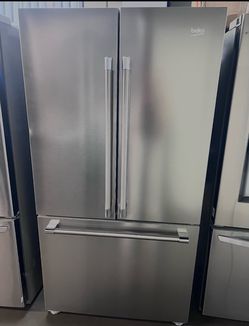 🔥 NEW OPEN BOX BEKO 36” FRENCH DOOR REFRIGERATOR — $1,300 🔥