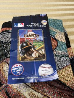 Woven Tapestry throw -San Francisco Giants MLB Official licensed