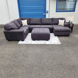 Sectional Sofa + Ottoman From Ashley Furniture FREE DELIVERY 