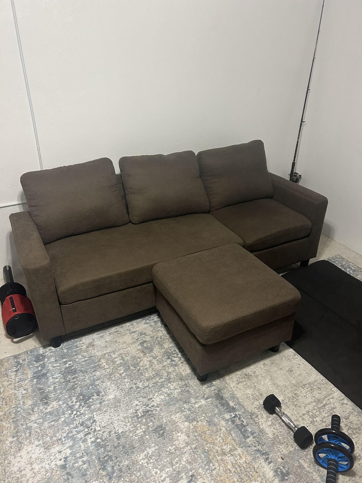 Couch 78.7 Brown