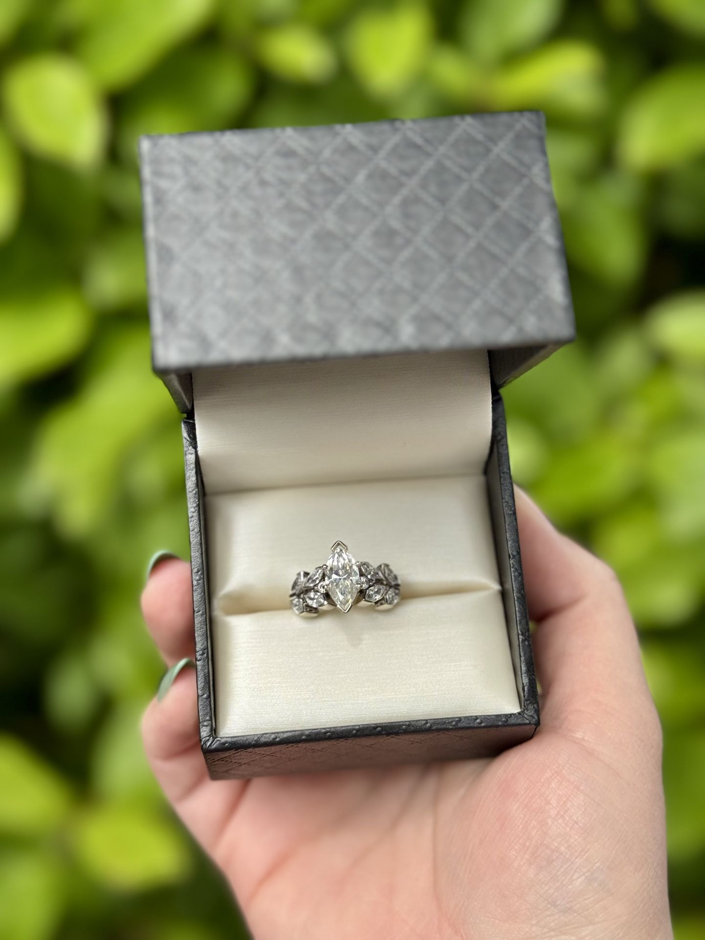 Marquise Wedding Ring Set