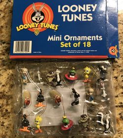 Super tiny looney tunes ornaments