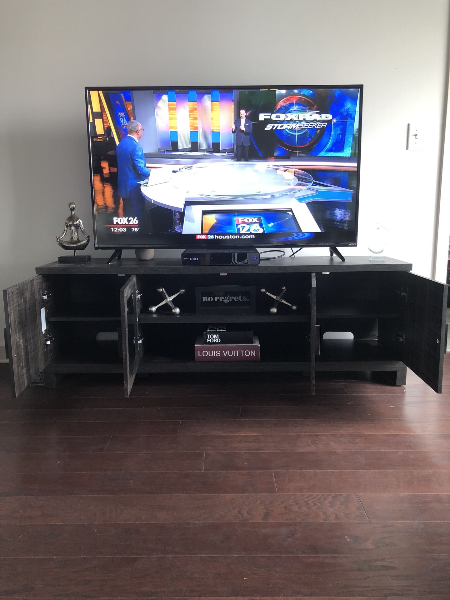 65inch TV stand- lots of storage !